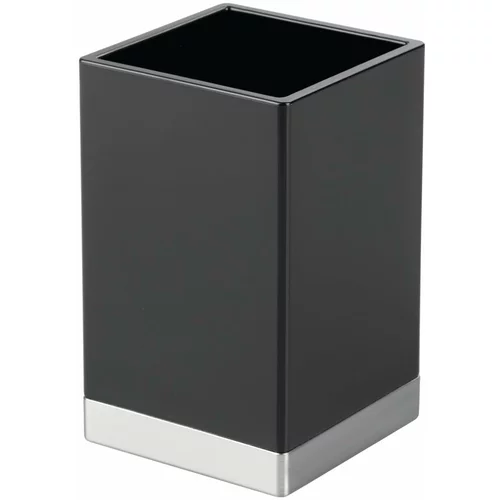 iDesign Črna škatla za shranjevanje Clarity, 6 x 6 cm