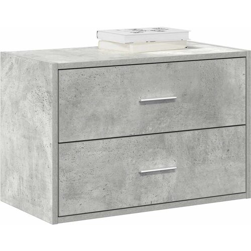 vidaXL Ormarić s 2 ladice boja hrast 60x31x40 cm konstruirano drvo Cijene