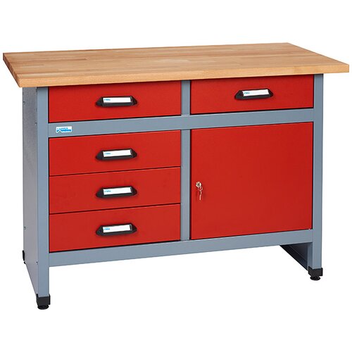 K&amp;Uuml;PPER Radni stol (D x &amp;Scaron; x V: 60 x 120 x 84 cm, Broj ladica: 5 Kom.) Slike