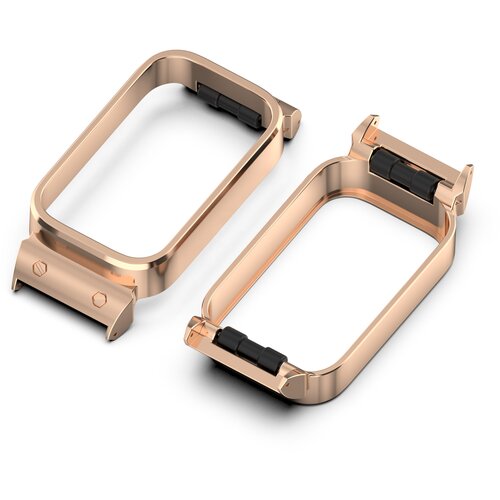 INF kovinski okvir za xiaomi band 9 active/redmi band 3 (18 mm) pinkgold, (21730083) Cene
