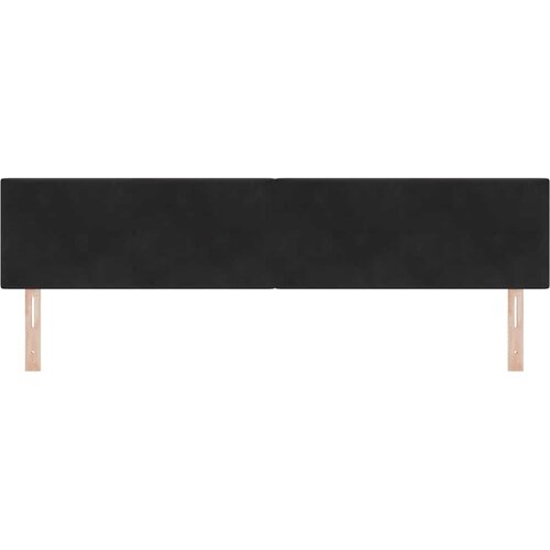  LED glava kreveta s LED trakama Crna 200 cm Bar&amp;scaron;un Slike