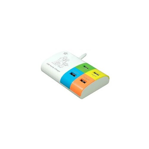 Mediacom Punjač FAMILY CHARGER 4PORT &amp;ndash; USB M-USBPS4F Slike
