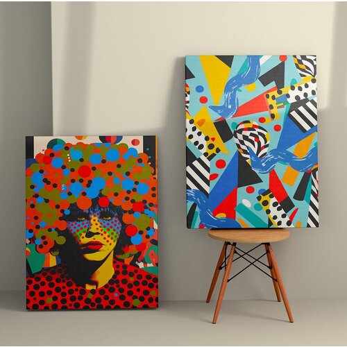 Wallity zidna dekoracija 2KNV4327, 50 x 70cm, 2 komada Cene