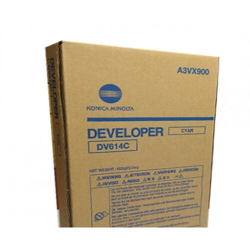 Konica Minolta developer DV-614 (A3VX900) (modra), original Slike