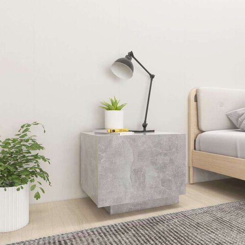 VidaXL Noćni ormarić siva boja betona 100 x 35 x 40 cm od iverice Slike