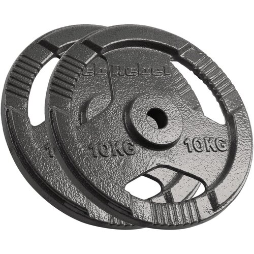 Rebel ACTIVE Liveni gvozdeni tegovi sa tri rukohvata set 2x10kg / 31mm RBA-2135 Cene