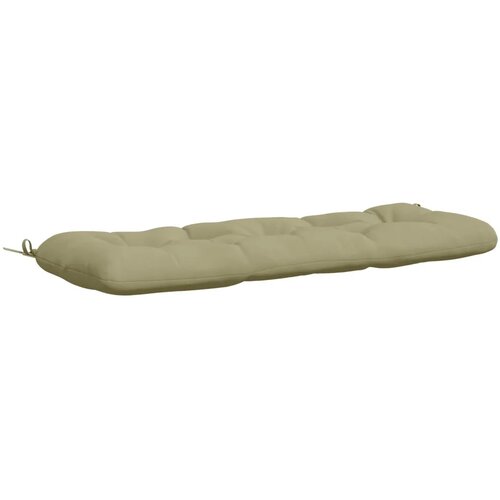  Jastučić za klupu VIANEN 100% poliester Svijetlo zelena - Svijetlo zelena 110 x 40 x 12 cm Slike