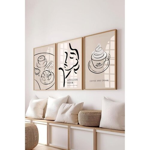 WALLXPERT Č-300767 - 3040 set dekorativnih slika u vi&scaron;e boja (3 komada) Cene