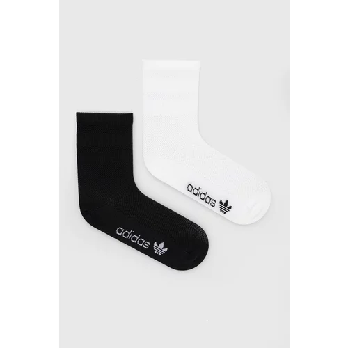 Adidas Čarape (2-pack) za žene, boja: crna