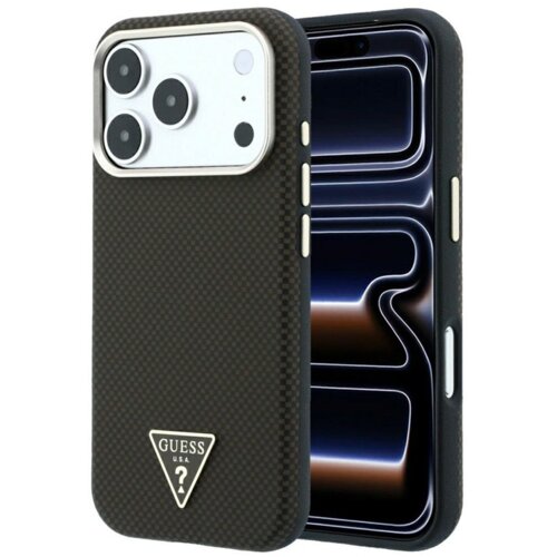 SAS CG MOBILE Maska Guess Kevlar Triangle Logo MagSafe za iPhone 17 Pro / 18 Pro braon Cene