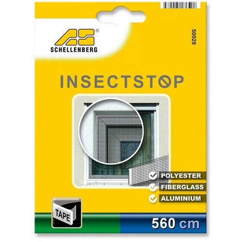 SCHELLENBERG insect Stop Brtva protiv insekata za vrata i prozore (560 x 280 cm, Za&amp;scaron;titna mreža protiv kukaca, Može se pojedinačno rezati po mjeri) Slike