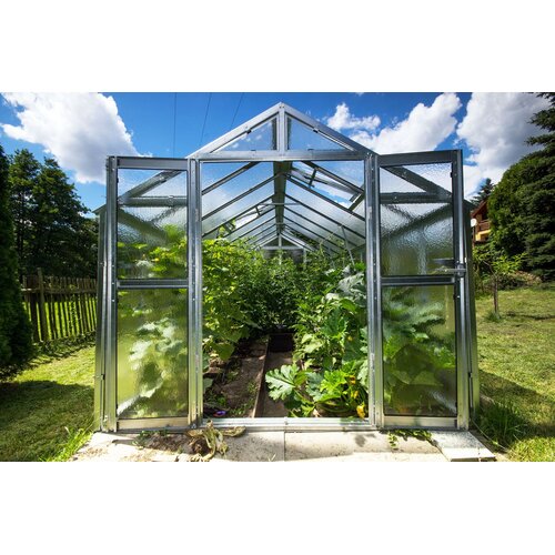 Limes rastlinjak GLAS VARIANT J - steklo 4mm - &amp;scaron;irina 2,49m - več dolžin + žleb + dostava Slike