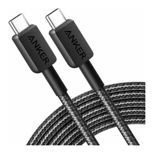 Anker 322 USB-C to USB-C Cable (6ft Braided) Black Slike