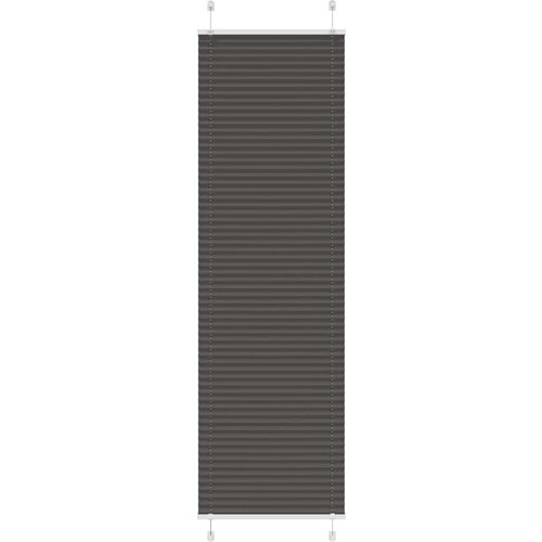 VidaXL Plisirana roleta crna 60x200 cm &amp;scaron;irina tkanine 59,4 cm Slike