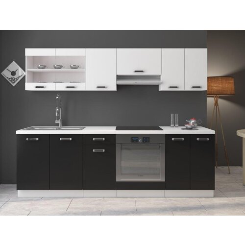  Kuhinjski blok DELTA 240 cm  z vgradnimi aparati Cene
