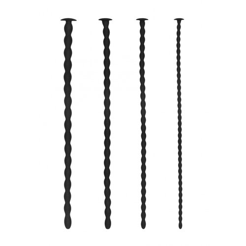 Ouch! Silicone Spiral Screw Plug Set Advanced Urethral Sounding Black Cijene
