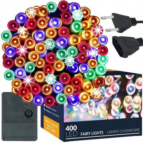 springos LUČKE ZA JELKO 400 LED 28m OUT/OUT za božično drevo MULTI CHRISTMAS, (21638419) Cene