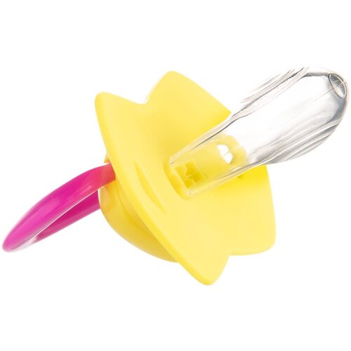 Canpol silikonska varalica za bebe love 6-18M 2/1 neon roze i žuta Slike
