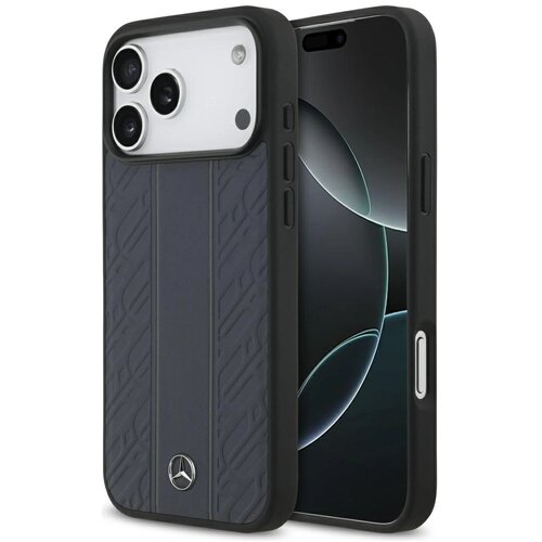 Mercedes ETUI IZ USNJENEGA OVITKA Z LOVOROVIMI LISTI IN ČRTAMI MAGSAFE ZA IPHONE 17 PRO MAX, (5000345329) Cene