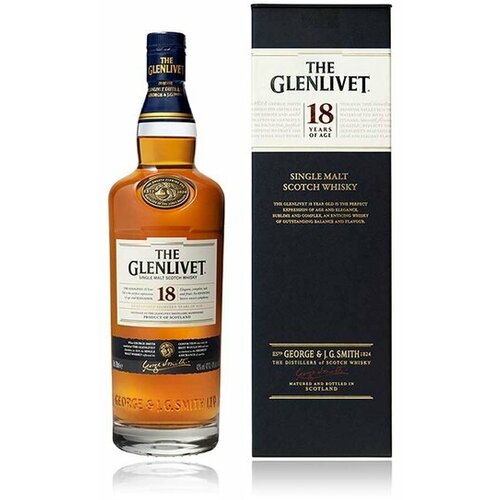 Glenlivet The 18YO Single Malt 43% 0.7l viski Slike