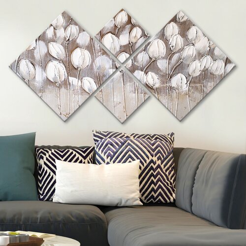 Wallity slika 4MDF767684206, 60x115 cm, 4 dela Cene