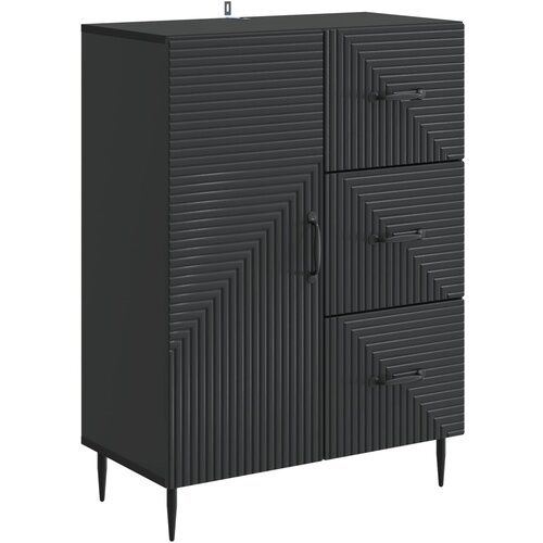  Kreveta s ladicama Crna 66 x 34,5 x 89,5 cm Konstruirano drvo Cene