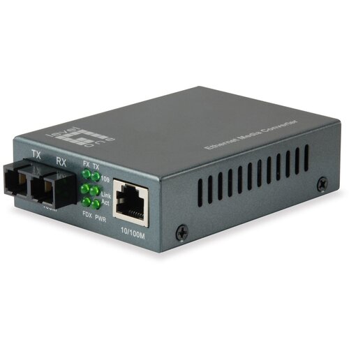  LevelOne RJ45 to SC Fast Ethernet Media Converter, Single-Mode Fiber, 1310nm, 20km Cijene