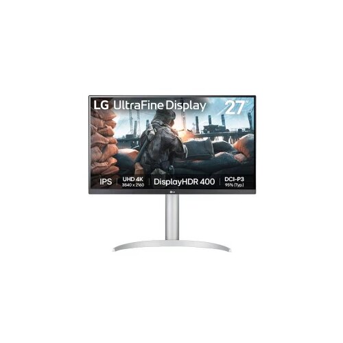 LG 27UP650K-W 27” ultrafine ips 4K uhd 3840x2160@60Hz, 16:9, 1200:1, 320 cd/m², 5ms, 178º/178º, hdr 10, displayhdr 400, 2 hdmi, 1 dp, height, pivot, tilt, vesa 100x100mm, black/silver, 3yw Cene