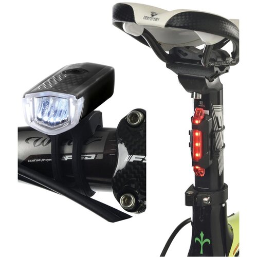  Svijetlo set prednje 120 lumen + stražnje 5 led usb Cene