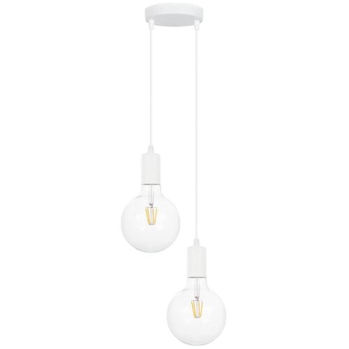  visilica na lanku MIROS 2xE27/60W/230V okrugao beo Cene