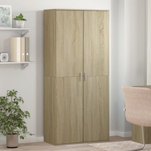 vidaXL Omara za čevlje sonoma hrast 80x39x178 cm iverna plošča Cene