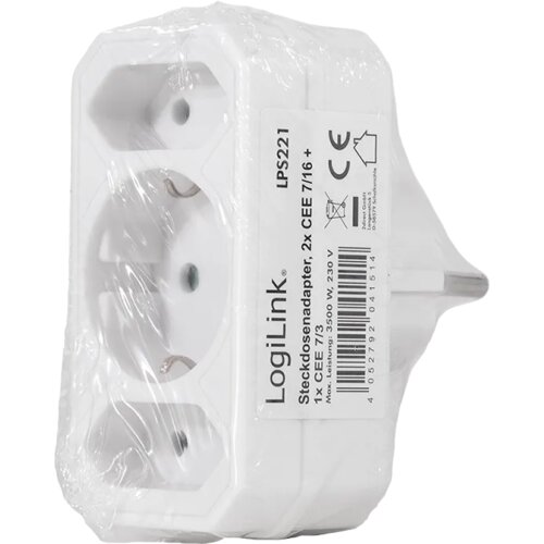 Logilink &scaron;uko adapter - lopov 2x CEE 7/16 + 1x CEE 7/3 Cene