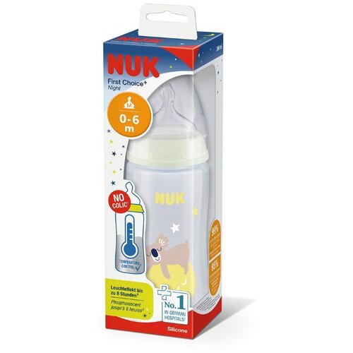 Nuk Plastična fla&amp;scaron;ica Dark&amp;amp;glow 741143, 0-6m, 300ml Slike