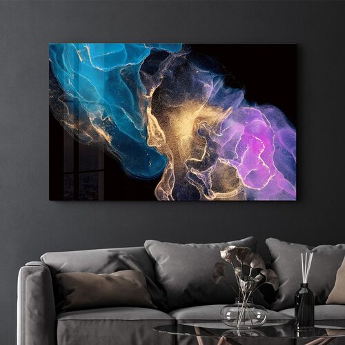 WALLXPERT Dekorativna slika na kaljenom staklu, 70x110cm, &Scaron;areno Cijene