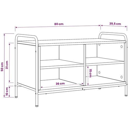  TV ormar 140 x 39 5 x 50 cm Hrast sonoma Konstruirano drvo - Hrast sonoma 80 x 39 5 x 50 cm Slike