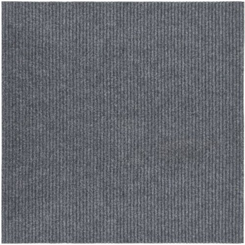 VidaXL Dugi tepih za hvatanje nečistoće 100 x 100 cm sivi Slike