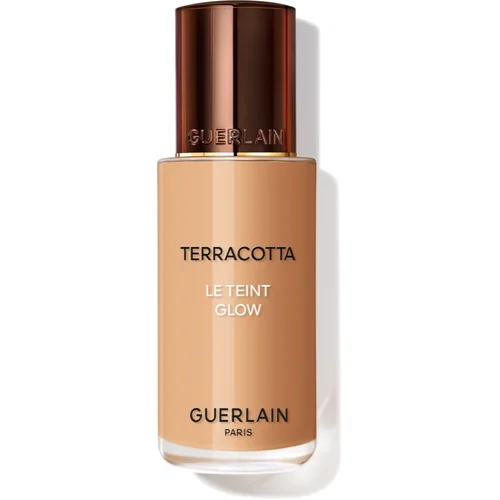 Guerlain Terracotta Le Teint Glow tekoči puder z učinkom osvetljevanja za naraven videz odtenek 4W Warm 35 ml