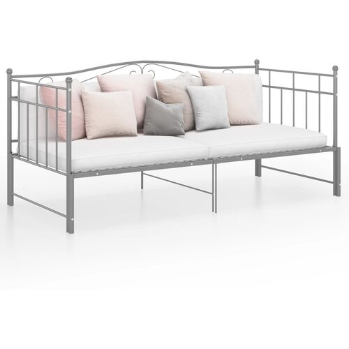  Za krevet na razvlačenje sivi metalni 90 x 200 cm Cene