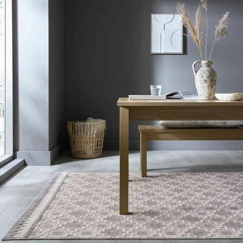 Flair Rugs Sivo-bež pralna preproga 78x150 cm Graysen &amp;ndash; Slike