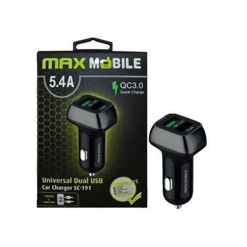 Maxmobi 191-Max Mobile Auto punjač DUO SC Cene