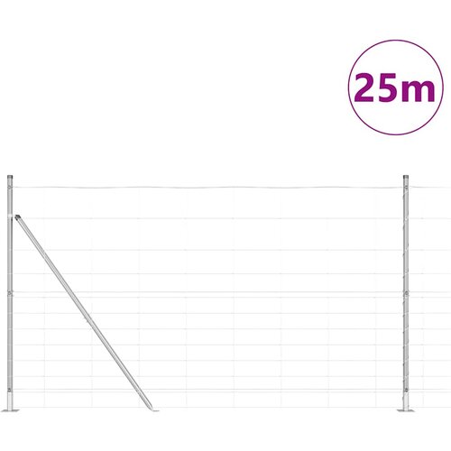  Zavareno žičano ogradno mreža s betonskom podlogom 25 x 1,4 m Slike
