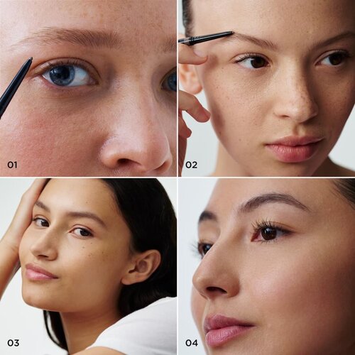 Clarins Wonder Define Eyebrow Pencil svinčnik za obrvi s čopičem odtenek 02 cool brown 0.06 g Slike