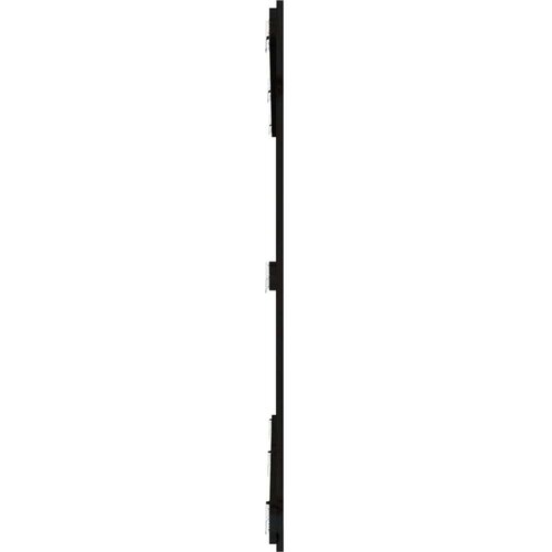  Zidno uzglavlje crni 204x3x110 cm od masivne borovine Slike