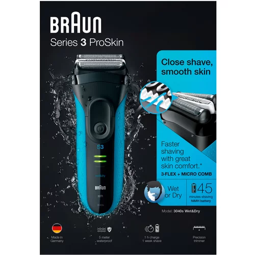 Braun Series 3 ProSkin - 3040s wet&dry