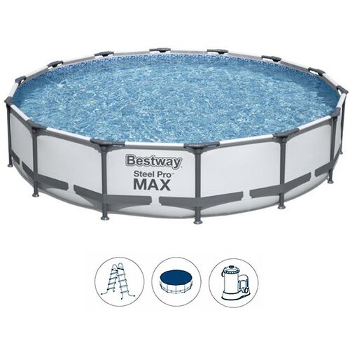 Bestway bazen porodični za dvorište steel pro max 549x122cm sa kompletnom opremom 56462E Cene