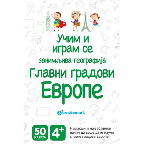 Vulkan Izdavaštvo Karte - Zanimljiva geografija: Glavni gradovi Evrope Cene