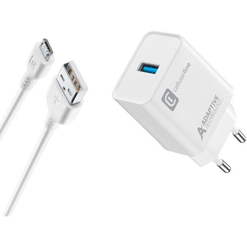 Cellular Line kućni punjač Samsung i kabel Micro USB 3A/15W Slike
