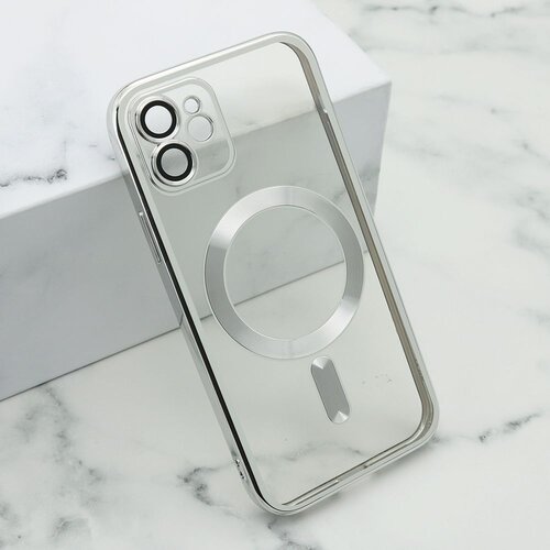 Maska camera protect magsafe za iphone 12/ srebrna Slike
