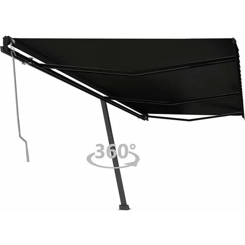  Prostostoječa avtomatska tenda 600x350 cm antracitna, (20729071)
