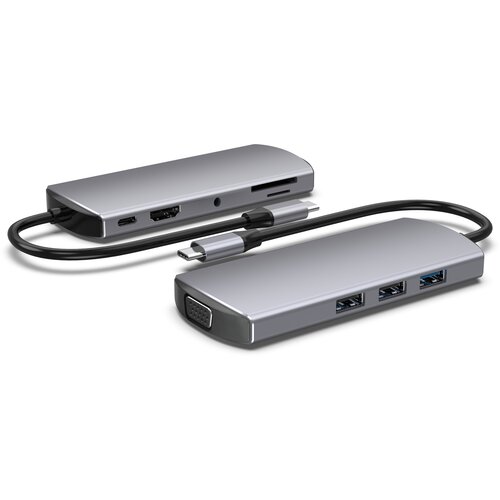 INF 9-v-1 USB-C zvezdi&scaron;če z več vrati z HDMI, VGA, Ethernet, (21778421) Cene